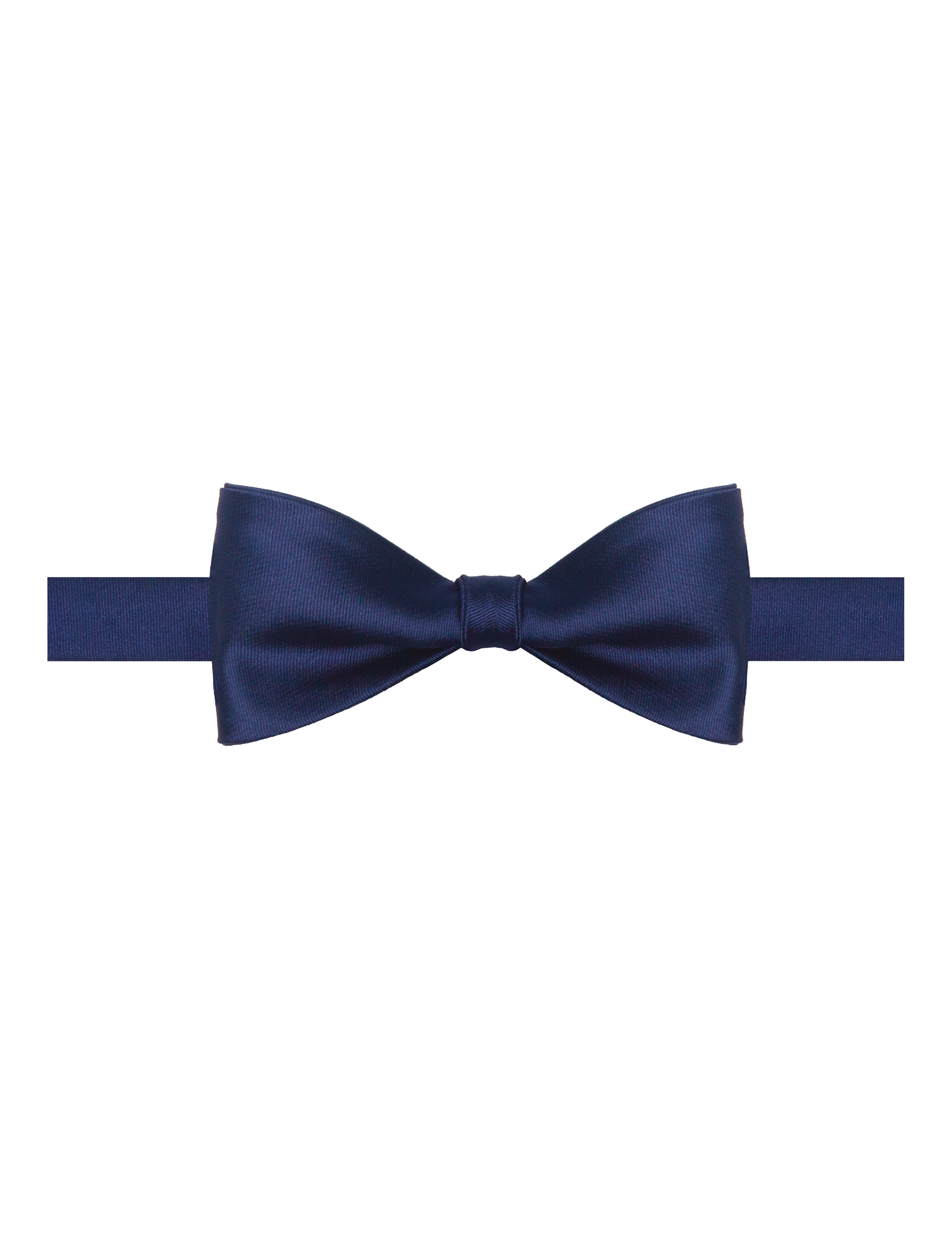 Solid Navy Woven Self-Tie Bowtie — The Shirt Bar