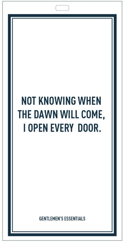 Open every door Quote Tag