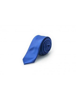 Solid Blue Flash Woven Necktie NT26.7