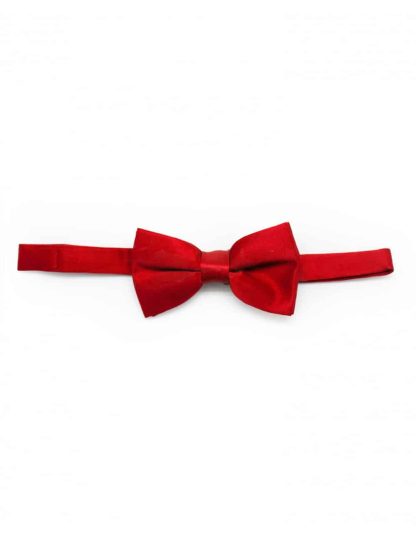 Solid Tango Red Woven Bowtie WBT6.5