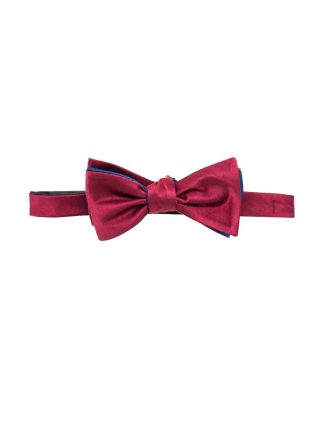 Navy and Red Reversible Self Tie Bowtie WRSTBT2.6