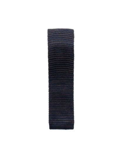 Brown Mixed Knitted Necktie KNT82.8
