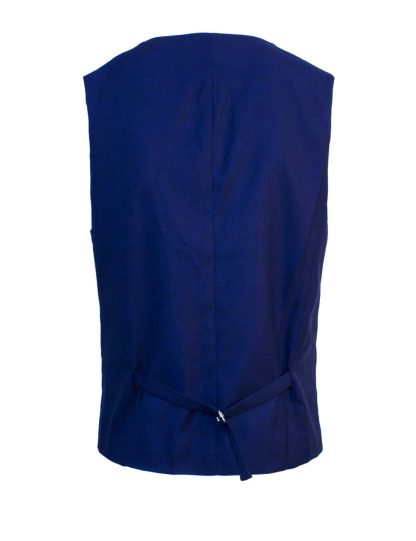 Tailored Fit Dark Blue Single Breasted Vest V1V3.2