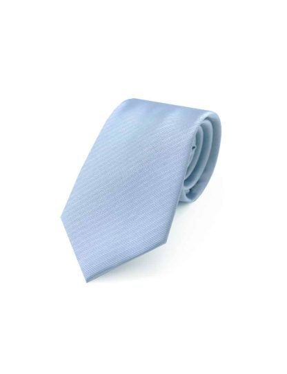 Solid Placid Blue Woven Necktie NT11.4