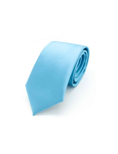 Solid Vivid Blue Woven Necktie NT13.9