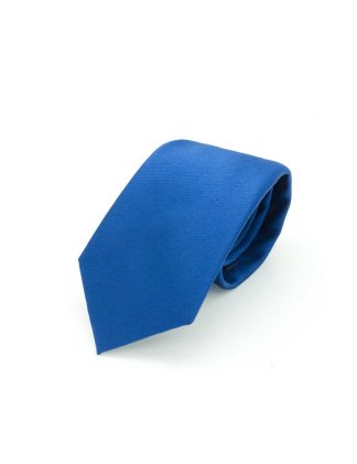 Solid Dark Blue Woven Necktie NT2.9