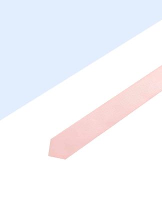 Solid Rouge Pink Woven Necktie NT4.13