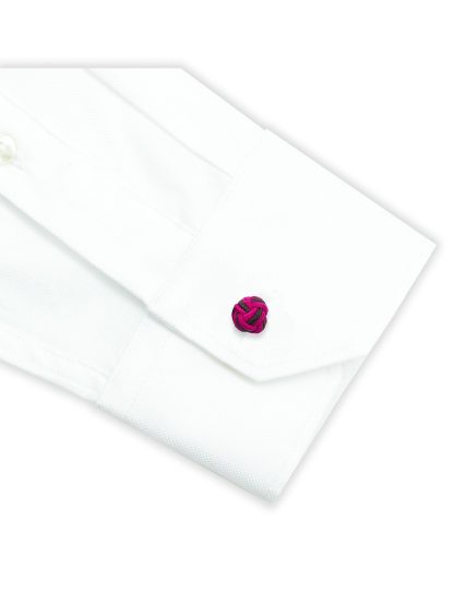 Fuchsia Pink & Navy Silk Knots - SK19.2