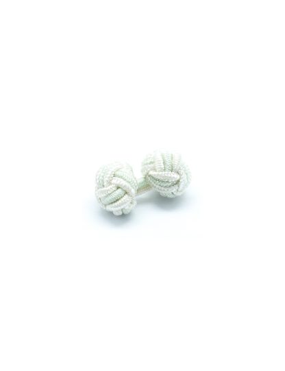 White & Grey Silk Knots - SK8.2