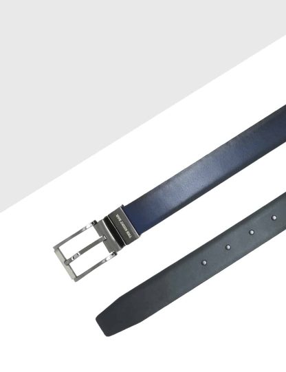 Navy / Black Reversible Leather Belt LBR17.5