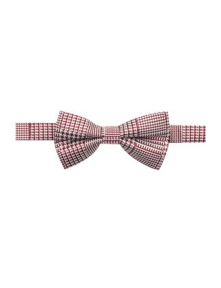 Red Dobby Woven Bowtie WBT30.7