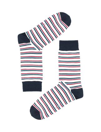 Stripes Socks/ Lapel Pin/ Pocket Square Gift Set AGS09SLP.1