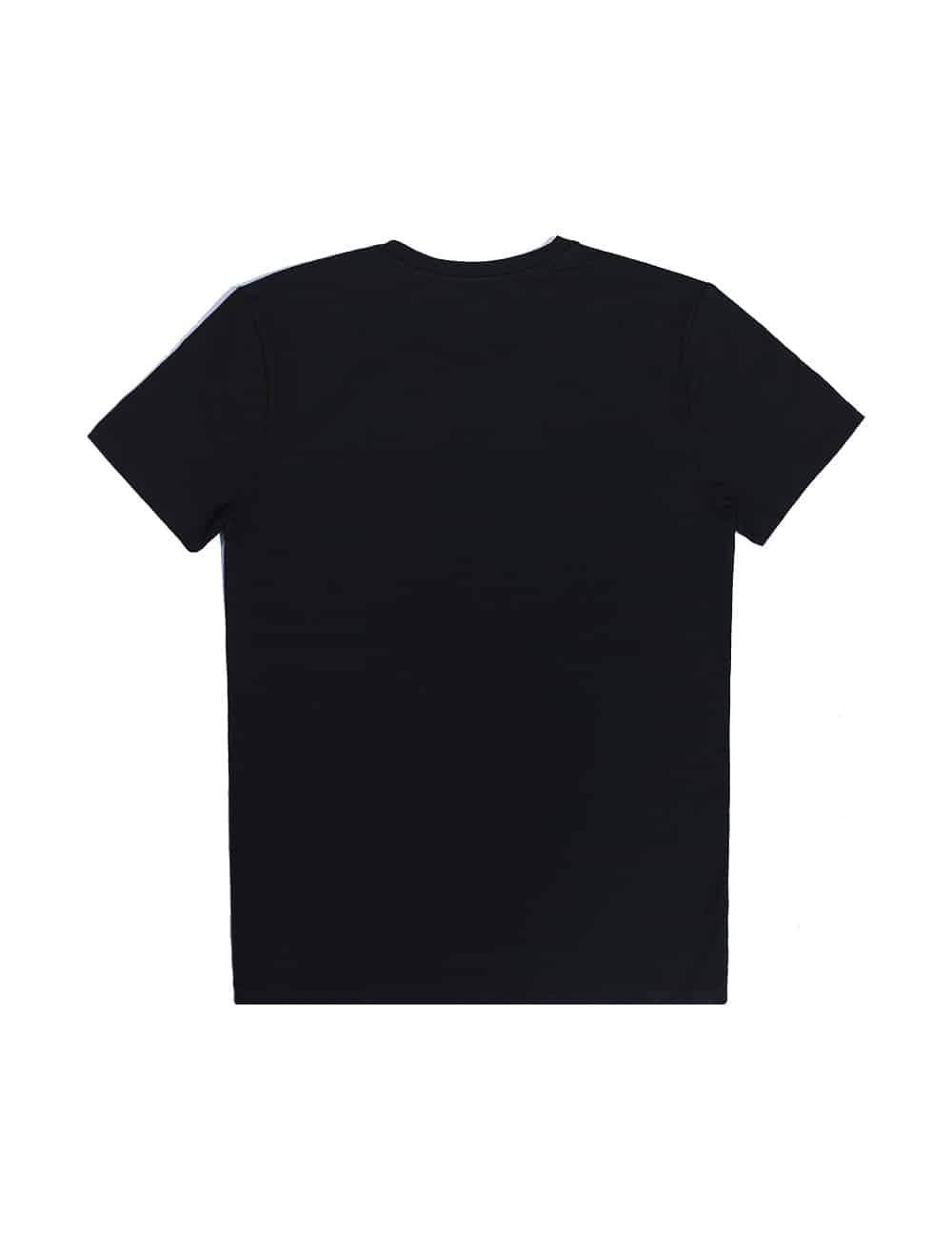 Black Premium Cotton Stretch Crew Neck Slim Fit T-Shirt