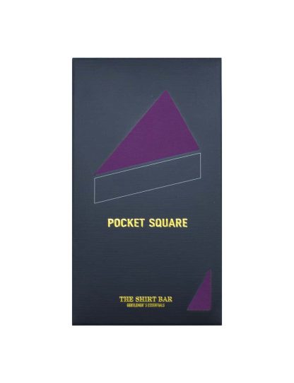 Solid Purple Grape Woven Pocket Square PSQ25.9