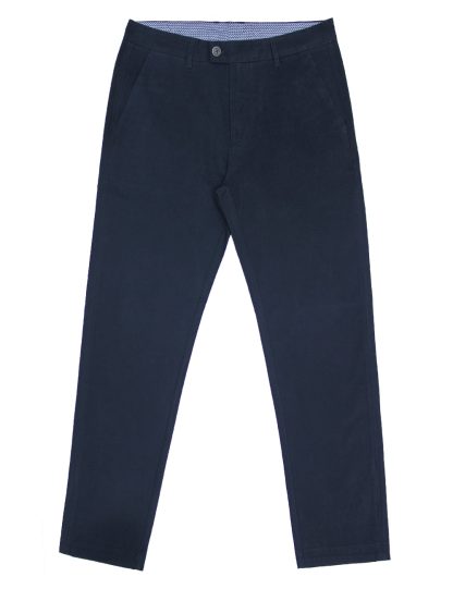 Slim Fit Navy Casual Pants - CPSFA5.2
