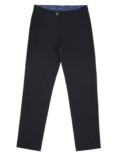 Slim Fit Black Casual Pants - CPSFA6.2