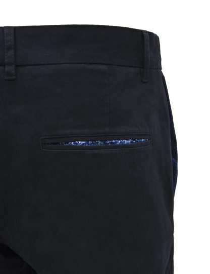 Slim Fit Black Casual Pants - CPSFA6.2
