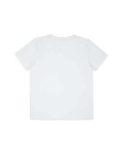 “Daddy & Me” Series - “CTRL+V” Premium Cotton Stretch Kids White Crew Neck T-Shirt – TS4K4.2