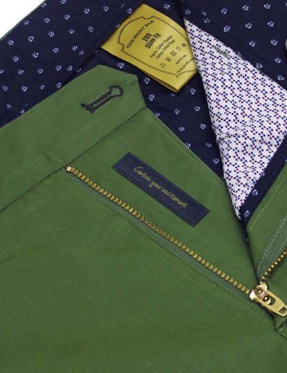 Forest Green Casual Slim Fit Shorts - CSA3.4