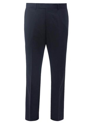 Black Premium Wool Super 120s Wrinkle Free Slim / Tailored Suit Pants - SP9.3-SS9.3