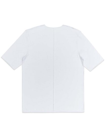 Raw Edge Back View Premium Cotton Stretch Raw Edge HS T-Shirt TS2C2.3