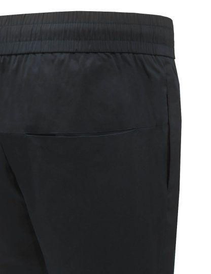Black Slim Fit Drawstring Jogger Pants - CP1B8.5