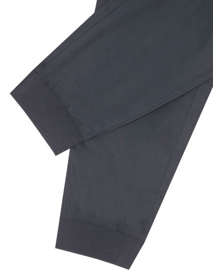 Grey Slim Fit Hidden Drawstring Jogger Pants - CP1B10.5