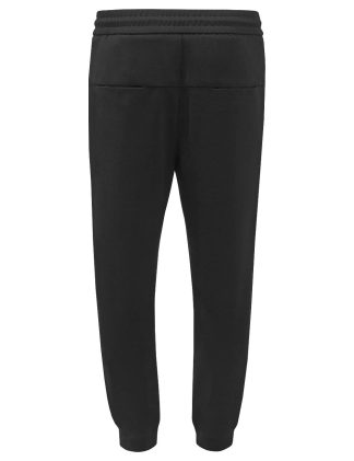 Black Slim Fit Knitted Drawstring Jogger Pants - CP1B11K.5