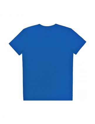 French Blue Premium Cotton Stretch Crew Neck Slim Fit T-shirt