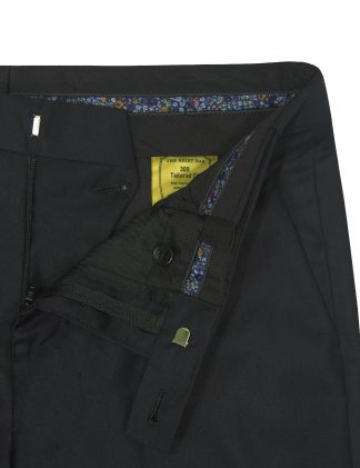 Black Jetsetter Flexi Waist Slim / Tailored Fit Dress Pants - DPT1B7.6