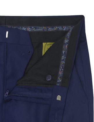 Estate Blue Twill Slim / Tailored Fit Dress Pants - DPT1A27.6