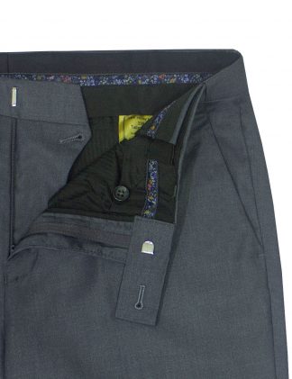 Grey Jetsetter Flexi Waist Slim / Tailored Fit Dress Pants - DPT1B10.6