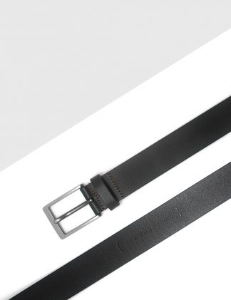 Black Leather Belt - LB14.9