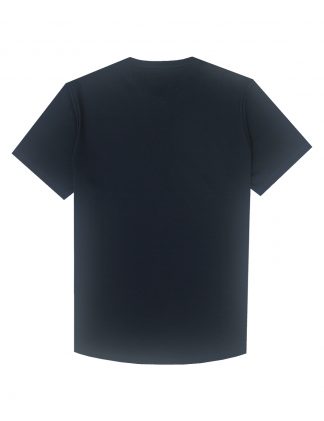 Navy Pima Cotton Short Sleeve Henley T-shirt