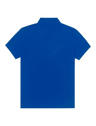 Imperial Blue Tencel Short Sleeve Slim Fit Polo T-shirt - PTS1A3T.3