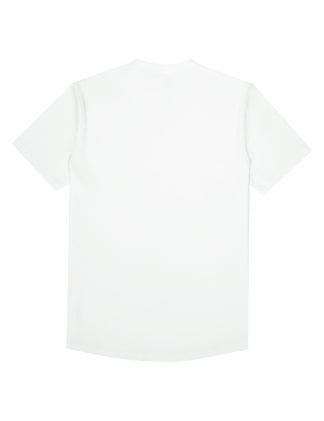 White Pima Cotton Short Sleeve Henley T-shirt